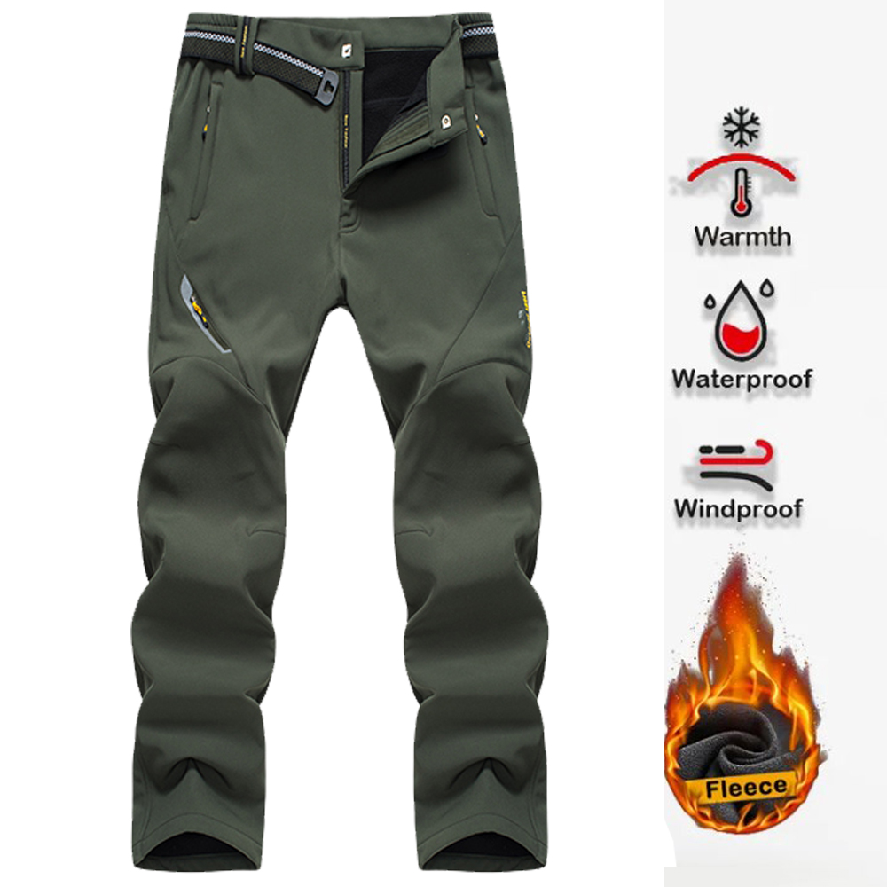 Winter Clothing Hiking - Celana Hiking pria, celana lembut luar