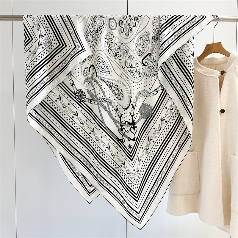 Syal Campuran Sutra dan Wol 13 - Winter Clothing Hong Kong ulasan dan harga