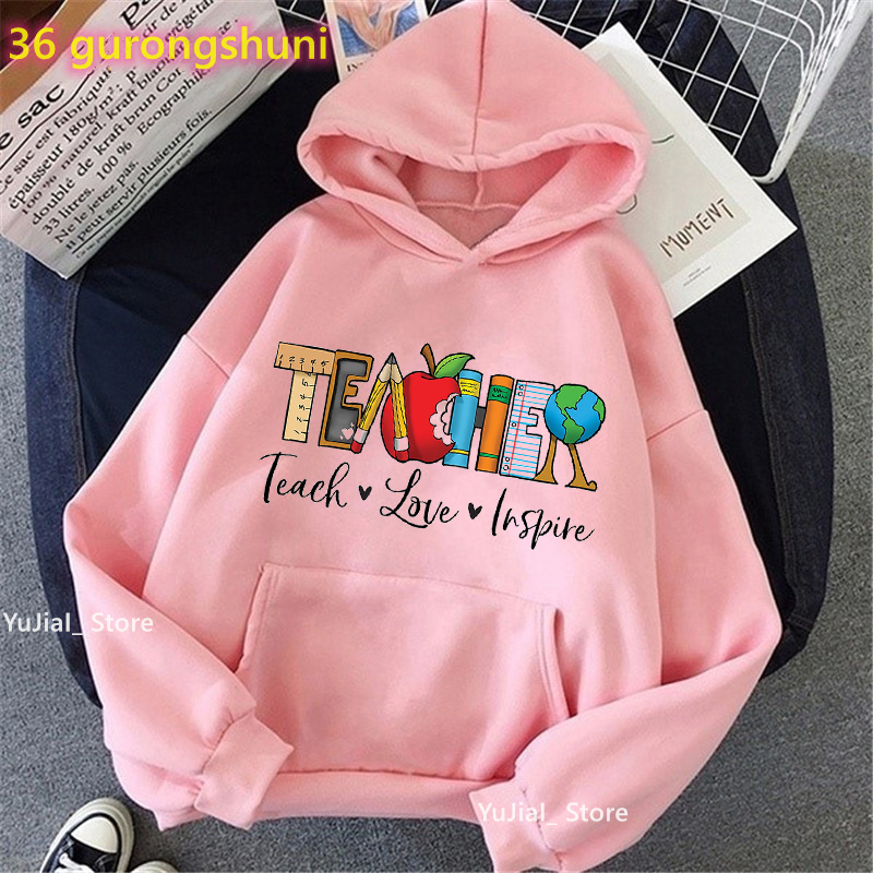 Topi Lucu Hoody Femme Teach Lo - Winter Clothing Drawing ulasan dan harga