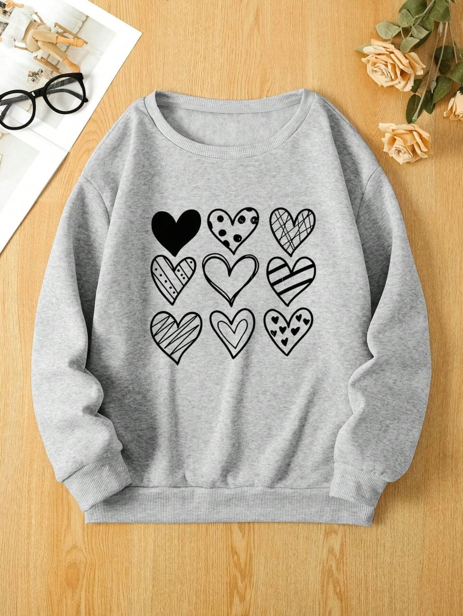 Hoodie Wanita Motif Gambar Hat - Winter Clothing Drawing ulasan dan harga